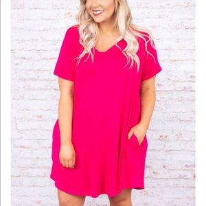 Chic Soul Ellie Dress - pink